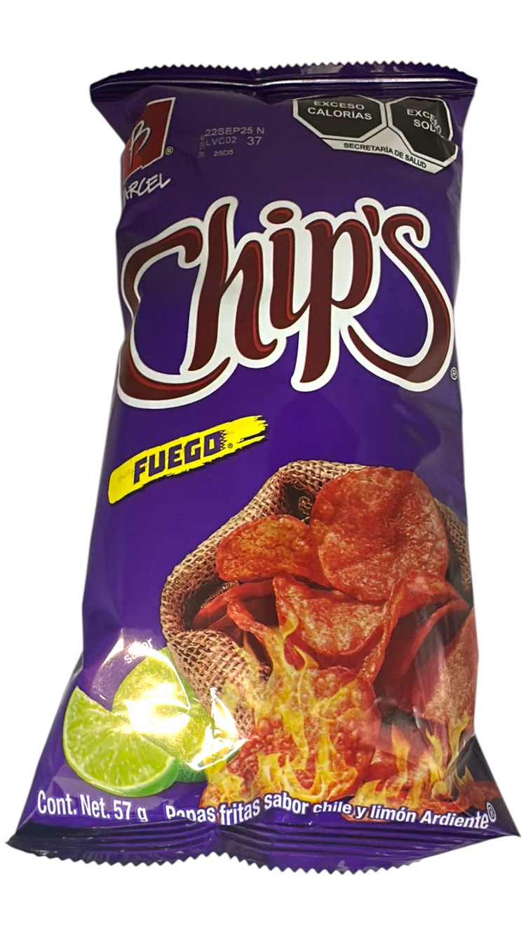 1 - Barcel Chips Fuego 57 grs (Pz) - Barcel Chip