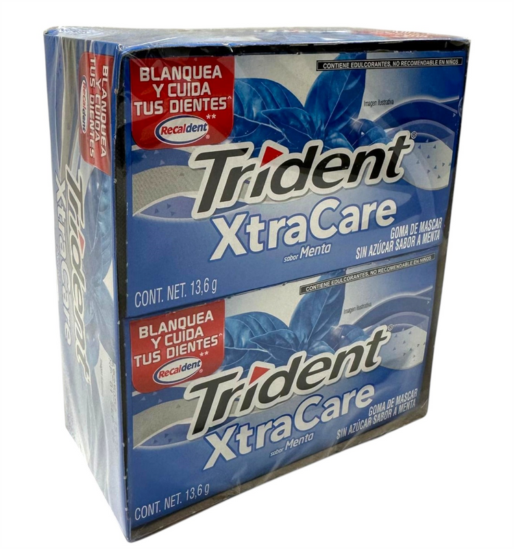 1 - AAA02610 - Trident XtraCare Sabor a Menta 12/