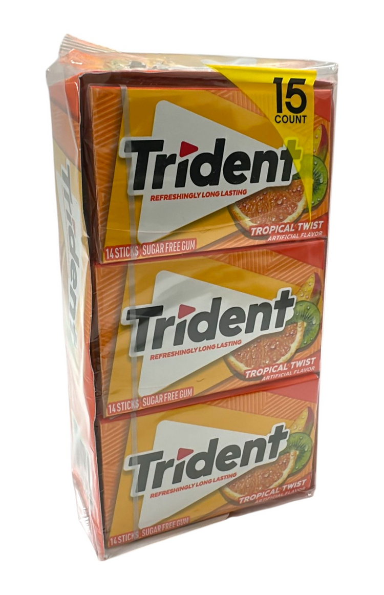 1 - AAA00479 - Trident Tropical Twist ORANGE 15/1