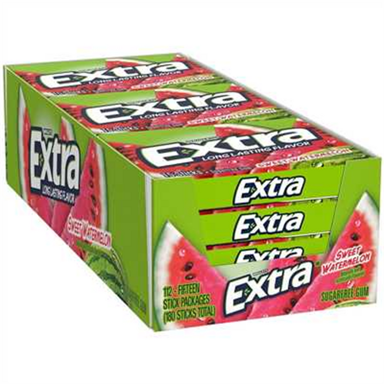 1 - AAA00457 - A010101 EXTRA Gum Sweet Watermelon