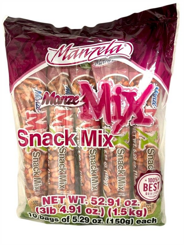 021002 Manzela Peanut Manzemix 6/10/5.29 Oz/150 gr (Bag)