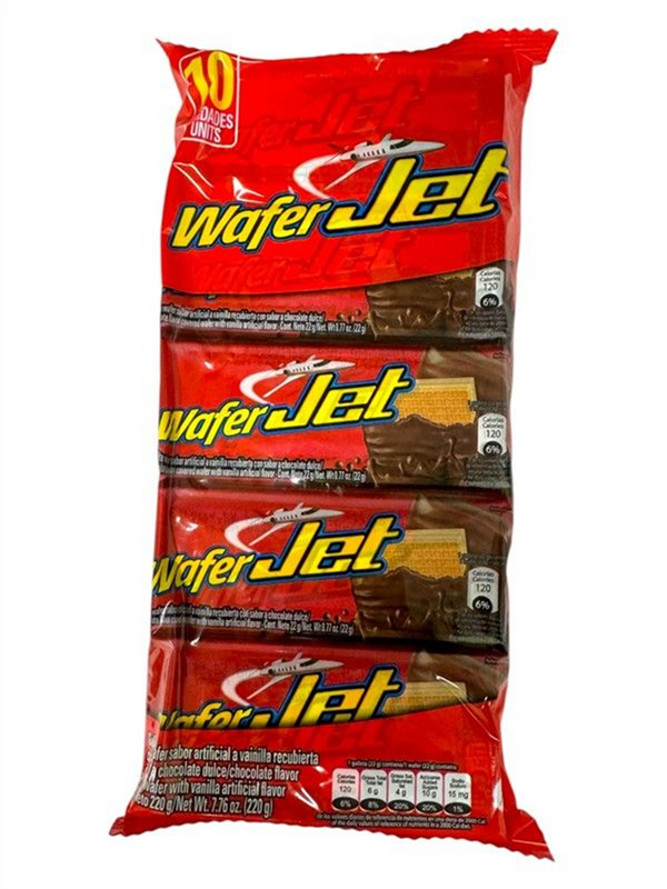 AAA02303 Jet Wafer Vanilla 24/10 Pz