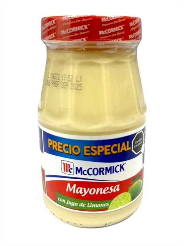 Mccormick Mayonesa con Limon 24/190gr (Box)