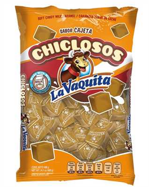 031002 Canels La Vaquita Chiclosos Caramelo 20/12 Oz (Pz)