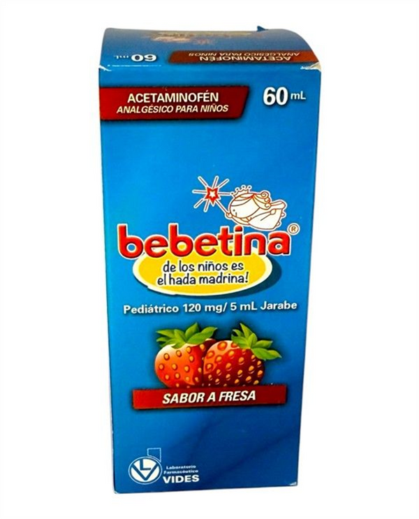 Bebetina Acetaminofen Niños Jarabe Fresa 1/60ml/120mg