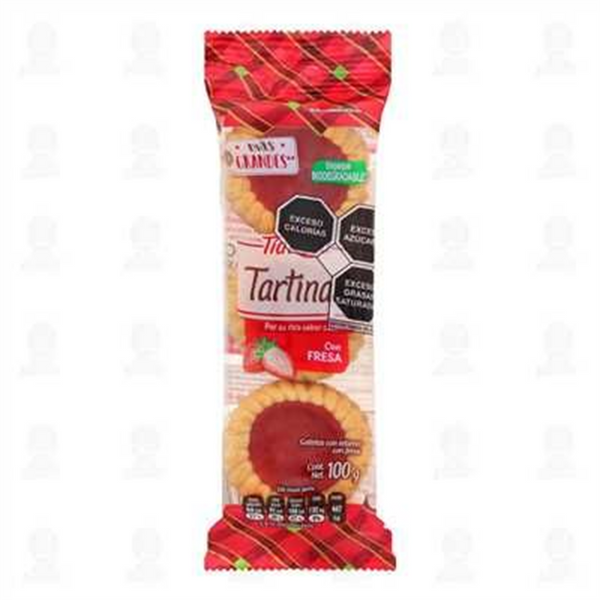 040402 Tía Rosa Tartinas Fresa (Paketin) 36/100 gr (Caja)