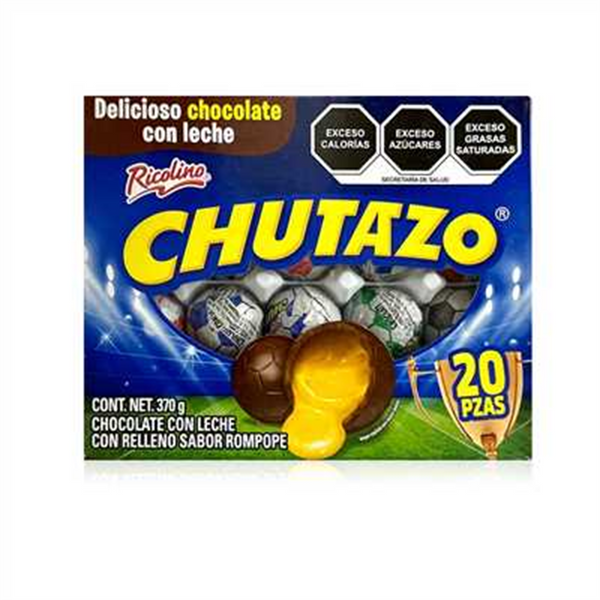 031002 Ricolino Chutazo 40/20 piezas (Pz)