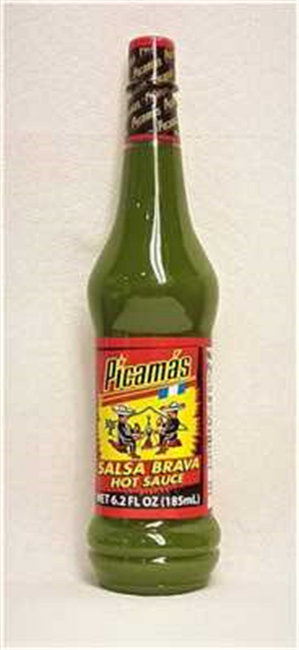020302 PICAMAS Salsa Brava Verde 24/185 ml (Box)