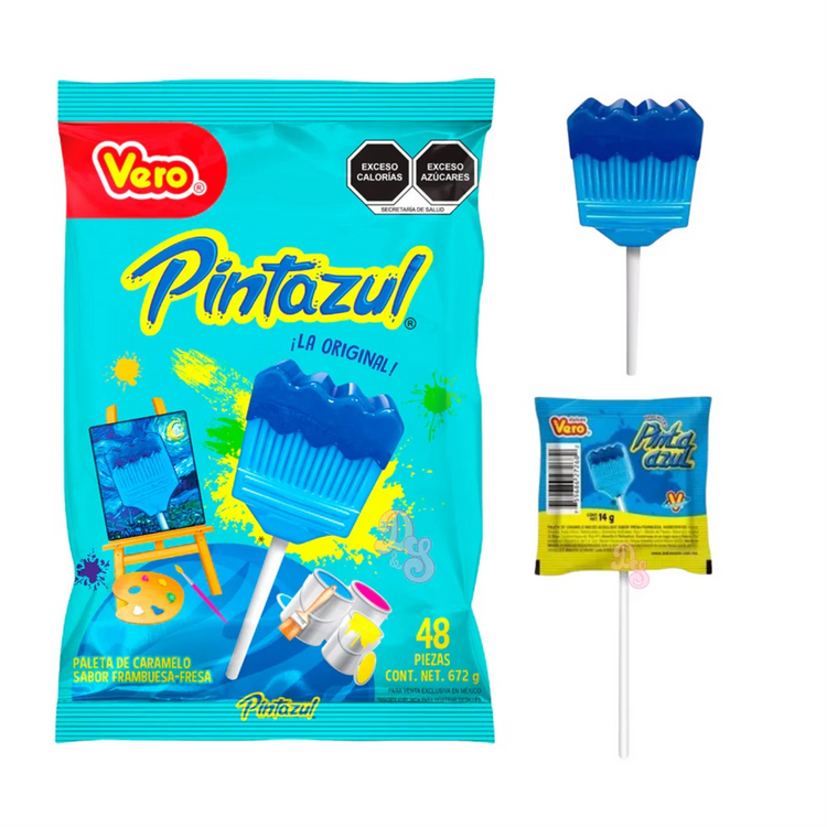 1 - AAA00409 - 040801 Vero Brochita Pinta Azul 7/