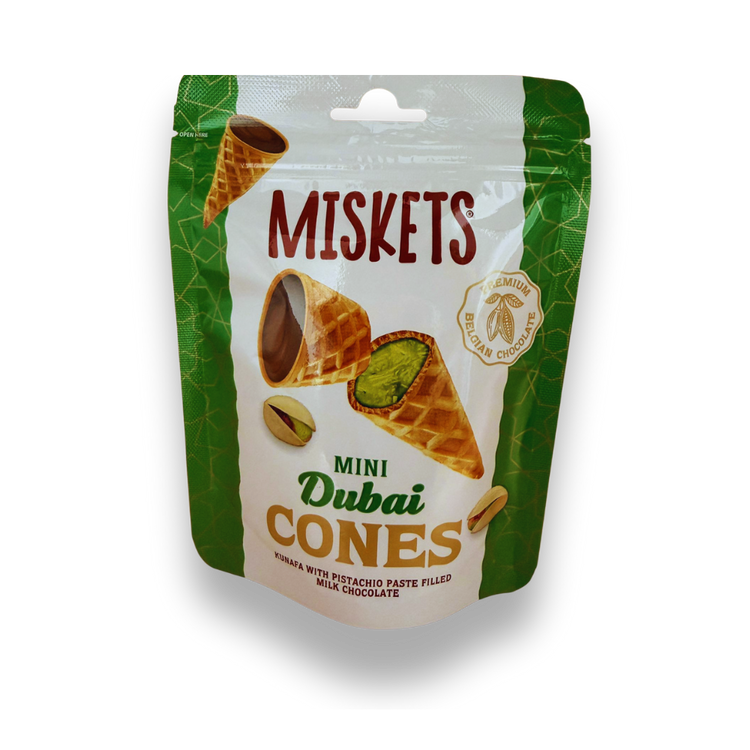 Miskets Mini Dubai Cones Pistachio 12pcs/50gr (Box)