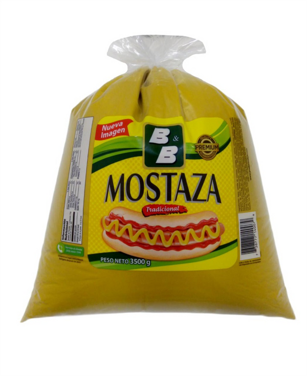 BB Mustard Tradicional 32/360ml/12.4Oz (Pz)