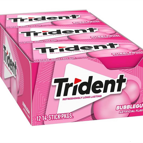 1 - AAA00480 - Trident Bubble Gum (Bonus) 15/14 p