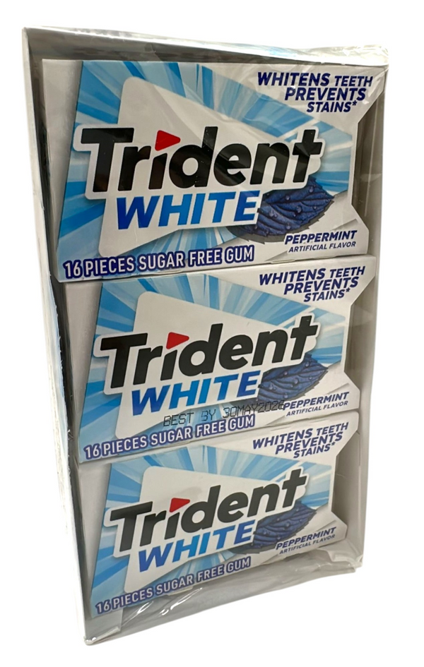 A010101 Trident BLANCO Menta (Azul) 12/16 uds (Pz)