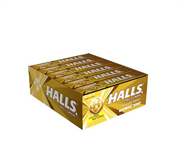 A010101 Halls Miel y limon Dorado 30/12uds (Pz)