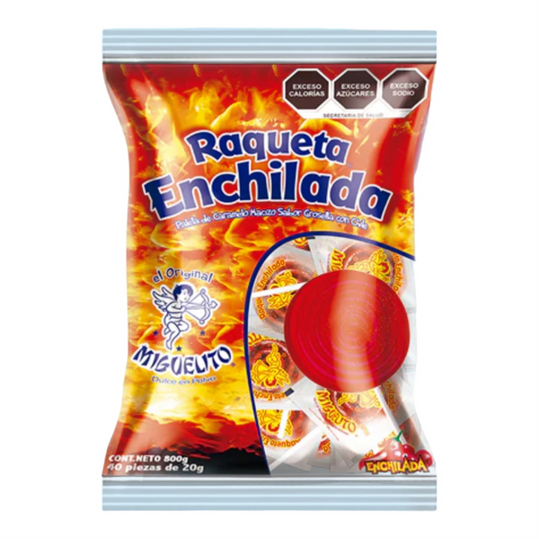 020202 (DUL) Miguelito Paleta Raqueta Enchilada 20/40 (Pz)