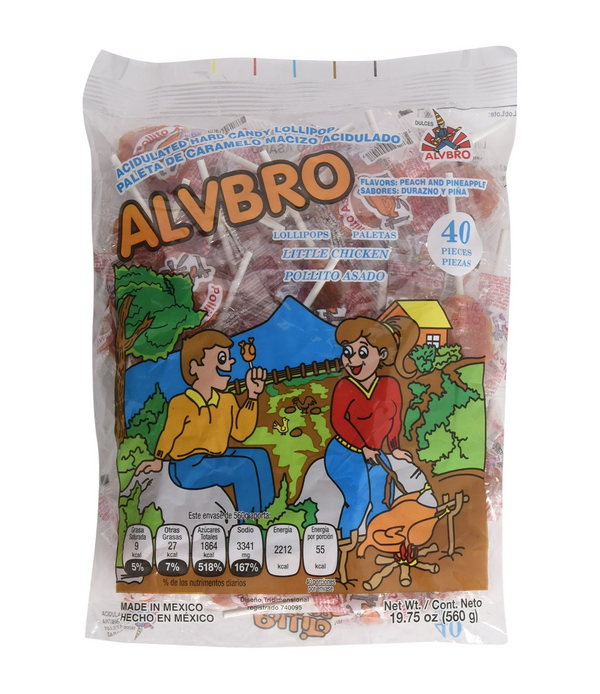 041201 Alvbro Pollito Asado 24/40 pz (Pz)