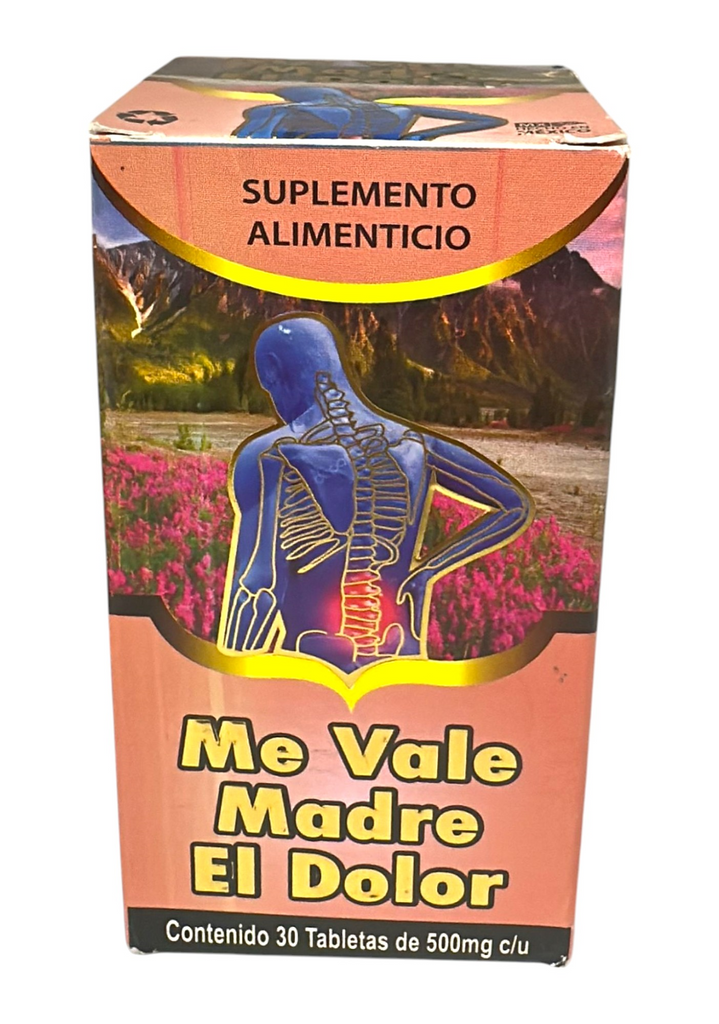 1 - AAA02637 - Me vale Madre El dolor 30 Tab/ 500