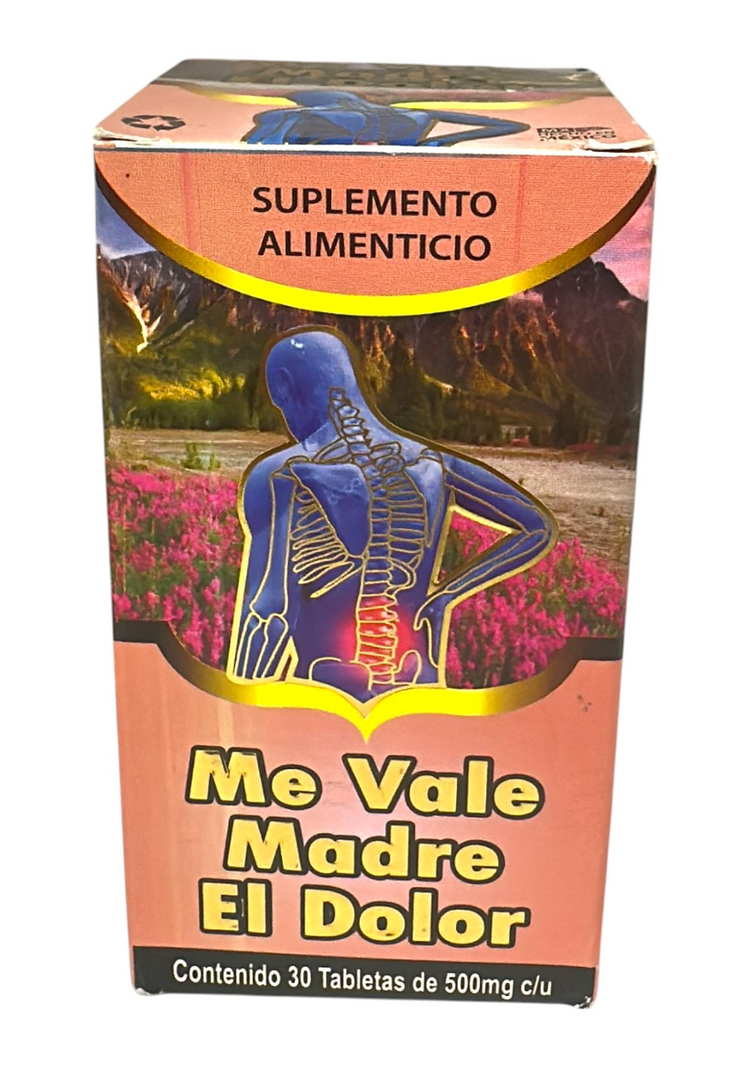 1 - AAA02637 - Me vale Madre El dolor 30 Tab/ 500