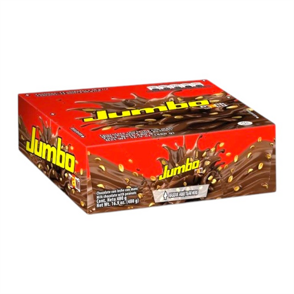 AAA02304 Jet Jumbo peanut Chocolate Display 12/12/16.92oz Pz