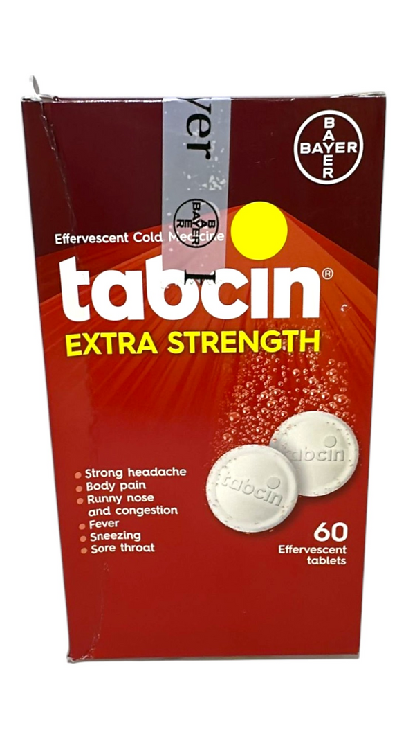 Tabcin Efervecente Extra Strength 60 Tbls (Pz)