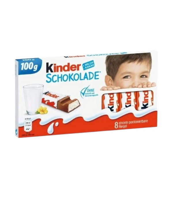 Kinder Chocolate T8/40/100 gr (Pz).