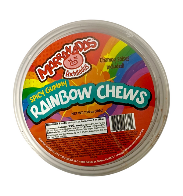 Marranadas Enchilados Spicy Gummy Rainbow Chews 16/7.25 Oz (Pz)