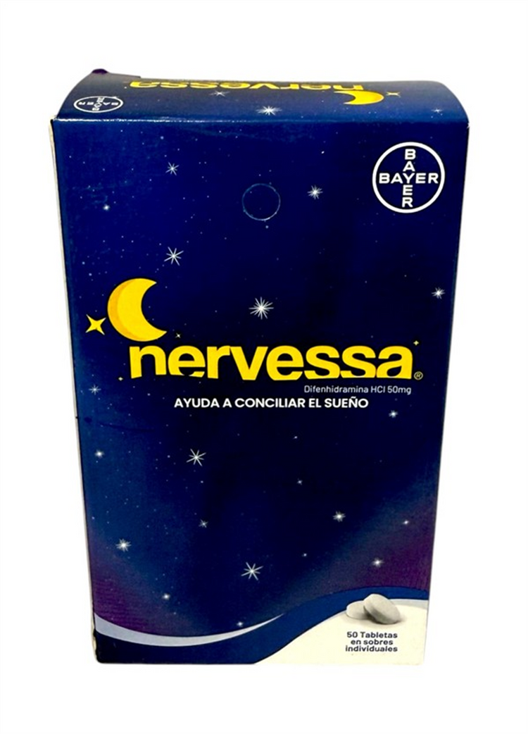 1 - AAA02508 - Nervessa 50 mg (50 tabletas en sob
