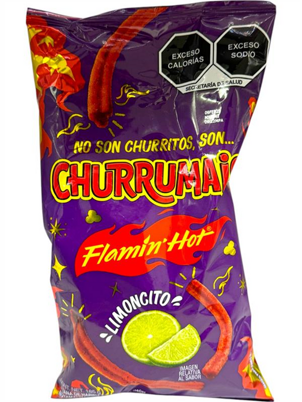 Sabritas Churrumais Flamin Hot Big 185g (Pz)
