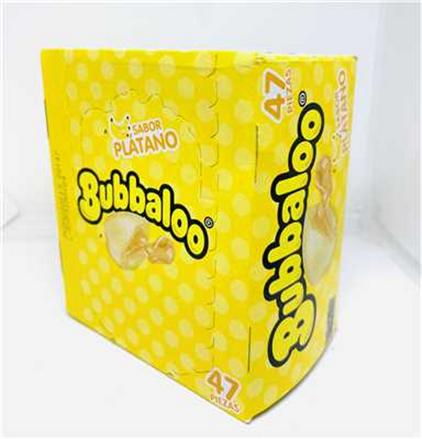 A010101 Bubbaloo Banana 32/47 piezas (Pz)