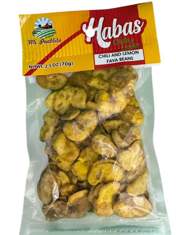 Mi Pueblito Habas Chile y Limon 12/2.5oz (Pz)