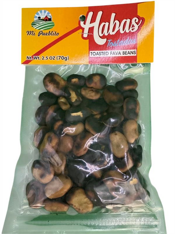 Mi Pueblito Habas Tostadas 12/2.5oz (Pz)