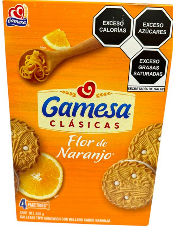 Gamesa Flor de Naranjo 12/600gr (Box)
