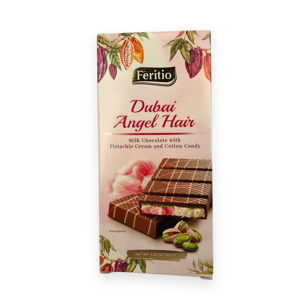 Feritio Dubai Angel Hair Milk Chocolate 4/12/150 Gr (Pz)