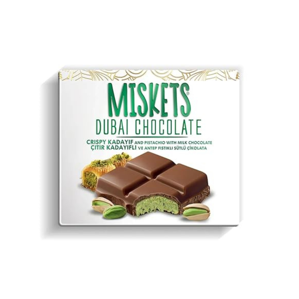 Miskets Dubai Chocolate 12/72pcs/100gr (Pz)