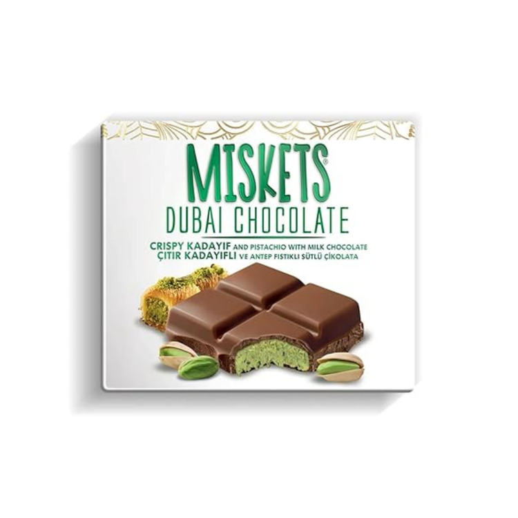 Miskets Dubái Chocolate 12/72uds/100gr (Pz)