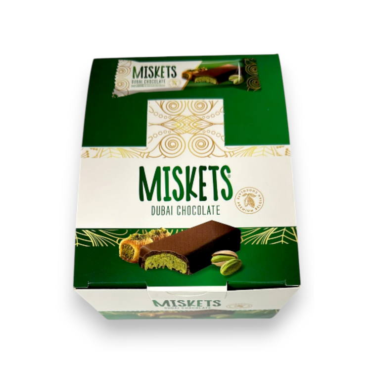 Miskets Dubái Chocolate 24/144uds/25gr (Pz)