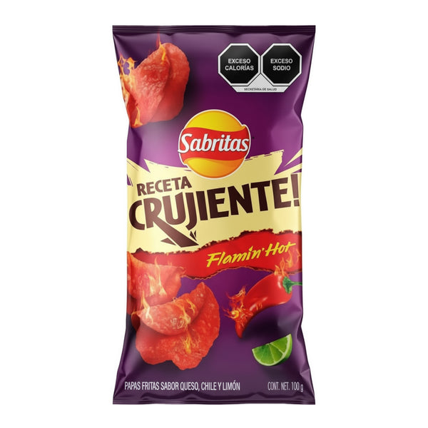 Sabritas Crujiente Flamin Hot Big 100 grs (Pz)